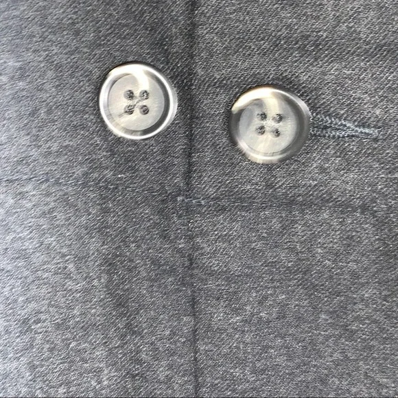 Banana Republic 100% wool dark gray A-line skirt size 2 B141 - Picture 3 of 4